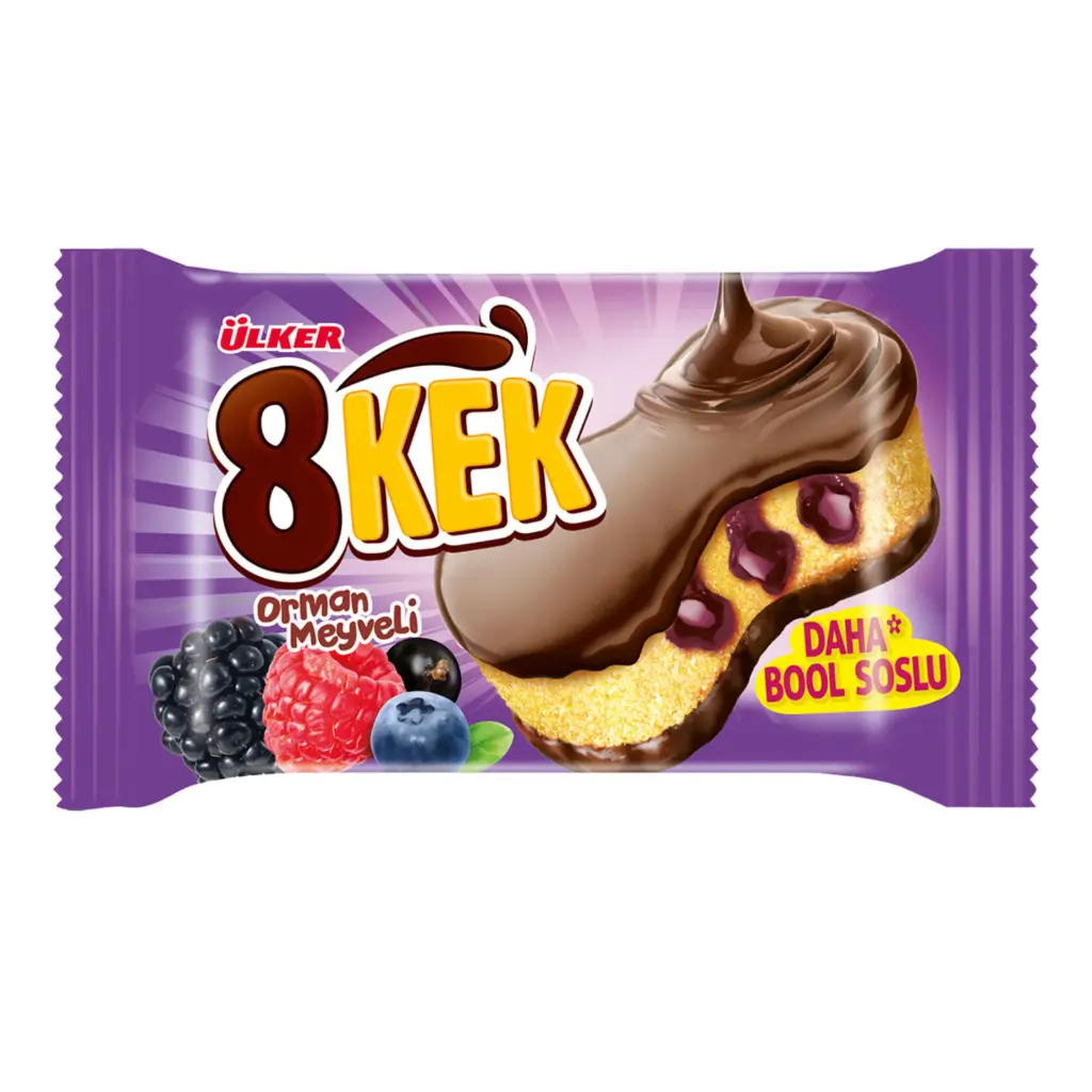 ÜLKER | 8 KEK ORMAN MEYVELİ 55GR*24